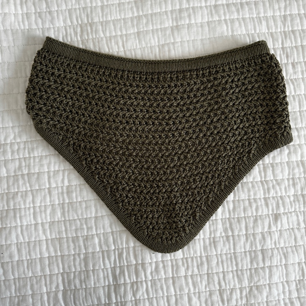 12th Tribe Olive Knit Women Shorts
